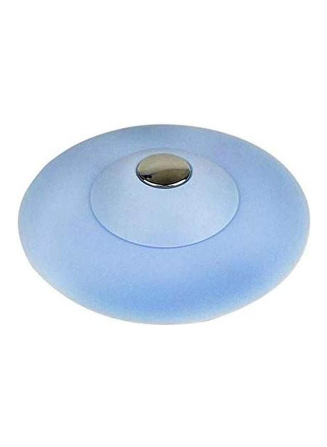 TOAO Kitchen Press-Type Odor-Proof Seal Bounce Silicone Floor Drain Anti-Clogging Sink Filter Blue 10x3.6cm 