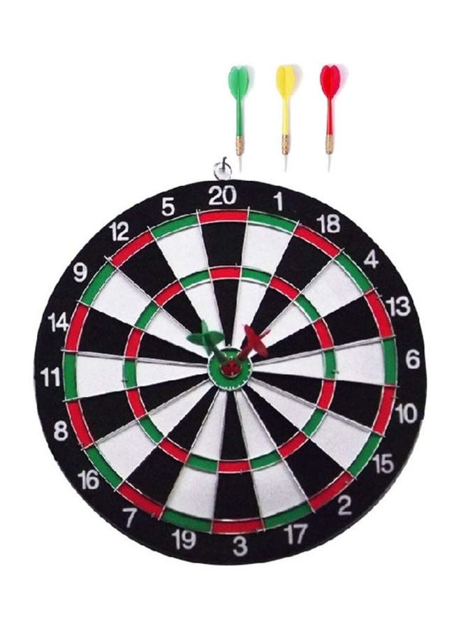 ماركة غير محددة Tournament Steel Wire Dart Board Double Sided 12inch 