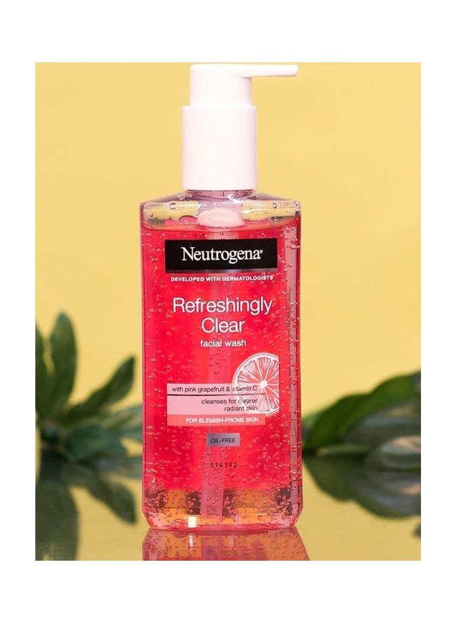 Neutrogena Pack Of 3 Face Wash Green, Orange, Pink 200ml - Image 2