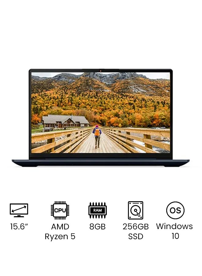 Lenovo IdeaPad 3 15ALC6 (Upgraded Version) Laptop - Ryzen 5 5500U 6 Cores, 8GB RAM, 256GB SSD, AMD Radeon Graphics, 15.6" Full HD (1920x1080) TN 250nits Anti-glare, Backlit Keyboard, Fingerprint/Windows 10 /International Version English Abyss Blue  - Image 1