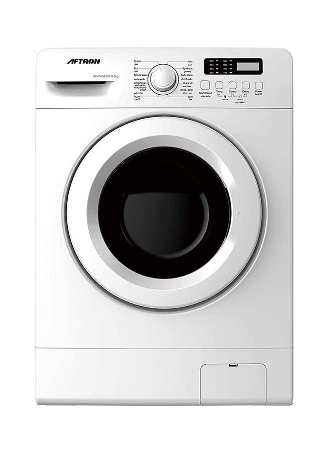 AFTRON - Front Loading Washing Machine AFWF8490F white - Image 1