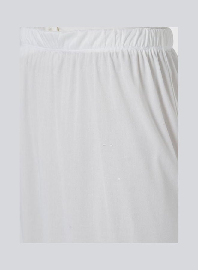 Tavin by Modanisa - High Waist Maxi Skirt White - Image 1