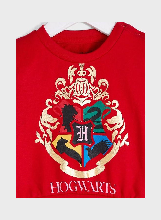 Warner Bros. - Infant Harry Potter Hedwig Sweatshirt Red - Image 1