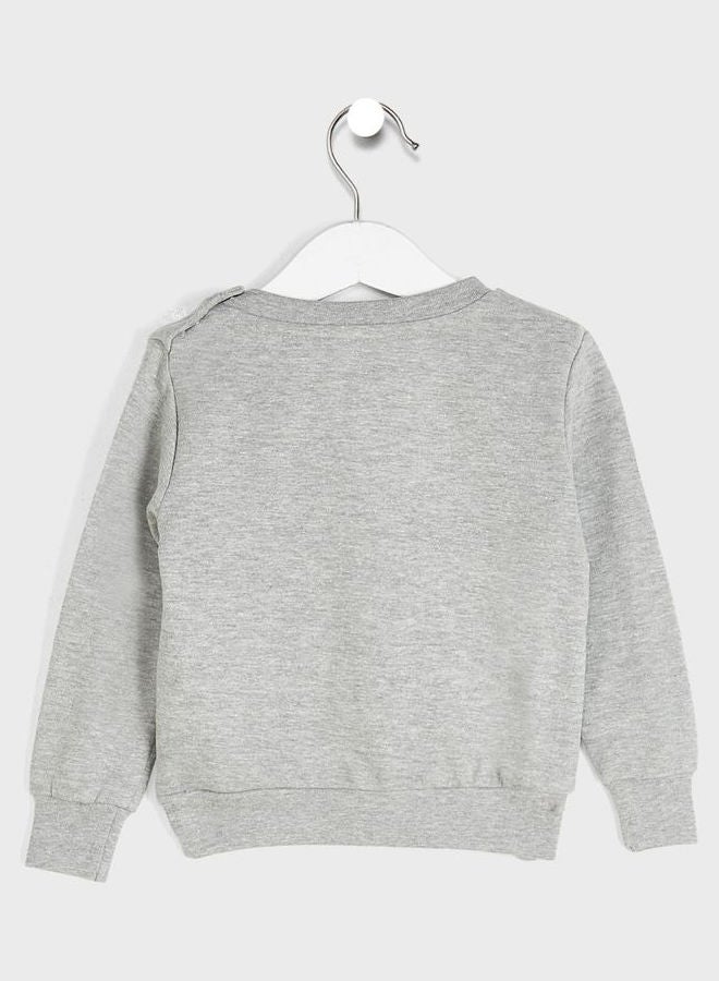 Warner Bros. - Infant Superman Sweatshirt Grey - Image 1