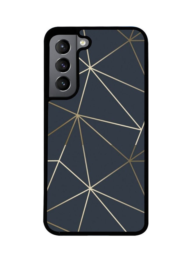 SYN Protective Case Cover For Samsung S22 Plus Blue/Gold  - Image 1