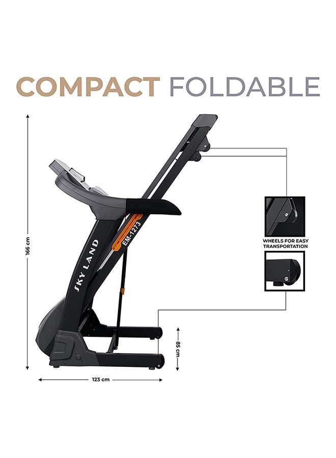 SkyLand Powerful Motorized Treadmill With Auto Incline And Built-In Fan EM-1273 212x142x87cm  - Image 5