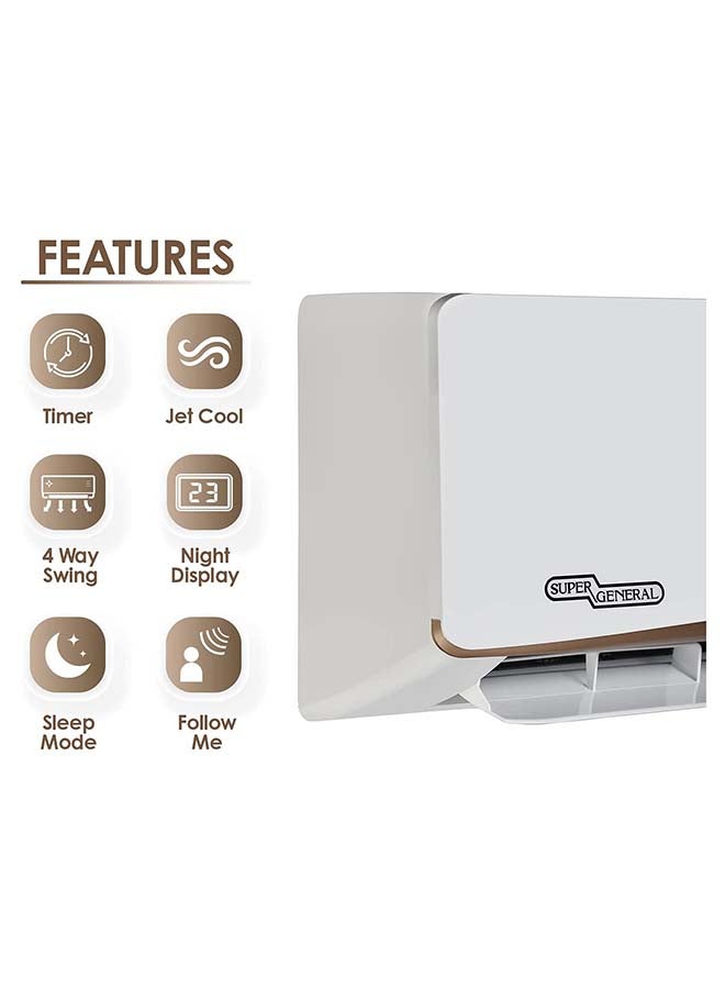 SUPER GENERAL Split Air Conditioner 2 TON SGS254NE White  - Image 3