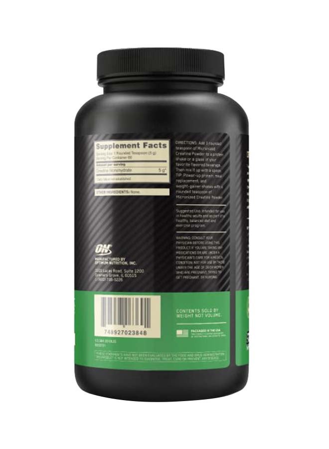 Optimum Nutrition Micronized Creatine Amino Powder - Unflavored - 60 Servings 300 gm  - Image 3