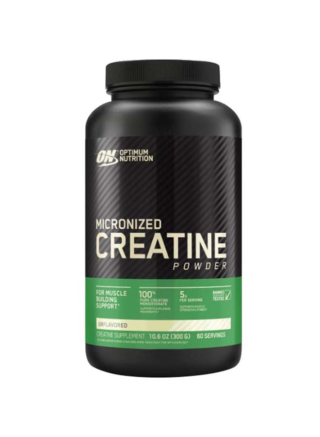 Optimum Nutrition Micronized Creatine Amino Powder - Unflavored - 60 Servings 300 gm  - Image 1