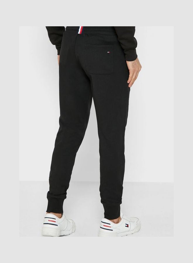 TOMMY HILFIGER - Essential Sweatpants Black - Image 1