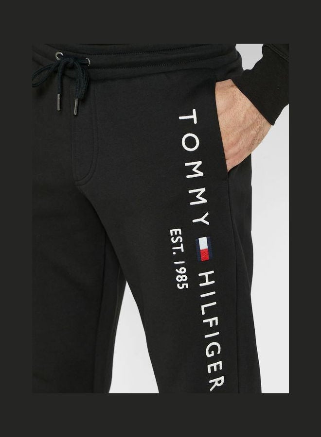 TOMMY HILFIGER - Essential Sweatpants Black - Image 1