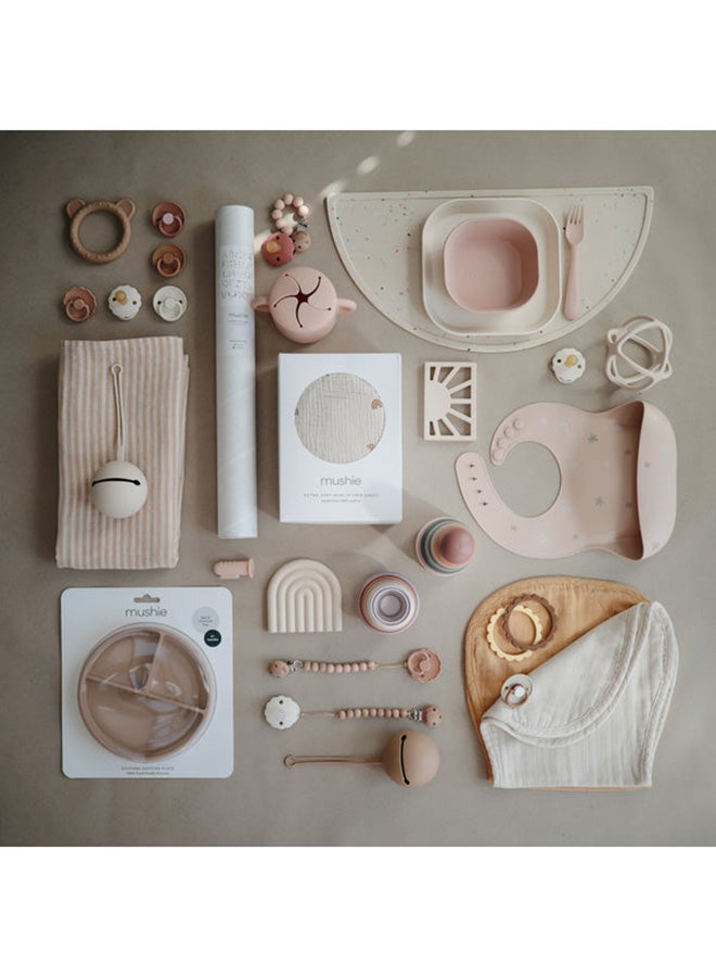 موشي مريلة أطفال من السيليكون بطبعة زهور الأقحوان - Image 2