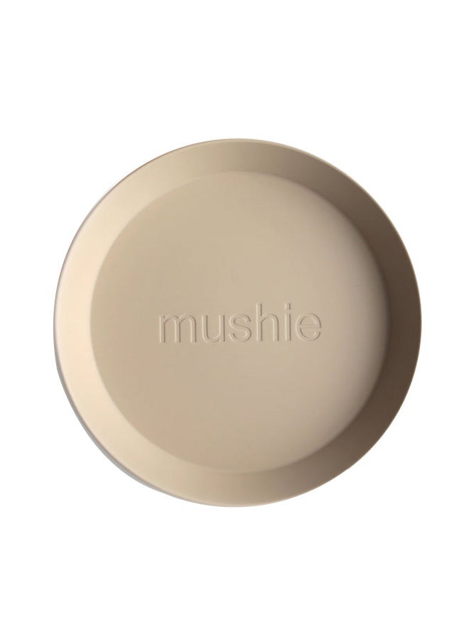 موشي طقم أطباق عشاء مستديرة مكون من قطعتين - لون فانيلا - Image 1