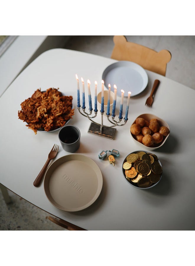 موشي طقم أطباق عشاء مستديرة مكون من قطعتين - لون فانيلا - Image 3