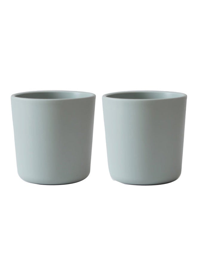 mushie Pack Of 2 Dinnerware Cup - Sage - Image 1