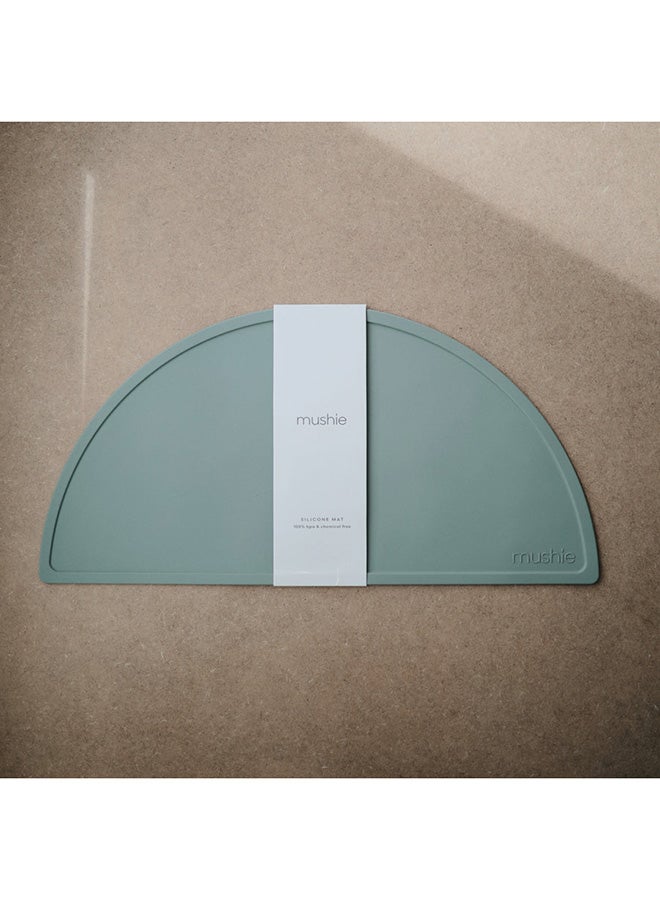 mushie - Silicone Feeding Placemat - Cambridge Blue - Image 1