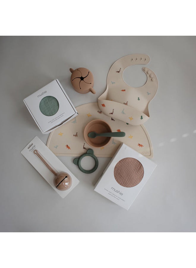 mushie Silicone Baby Place Mat - Dinosaurs - Image 2