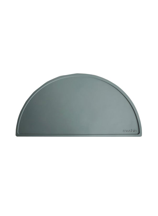 mushie - Silicone Feeding Placemat - Midnight Cambridge Blue - Image 1