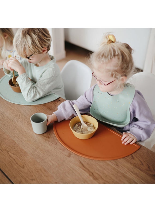 mushie Silicone Feeding Placemat - Powder Pink Confetti - Image 3