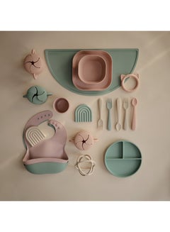 mushie Baby Fork And Spoon Set - Cloud  - Image 3