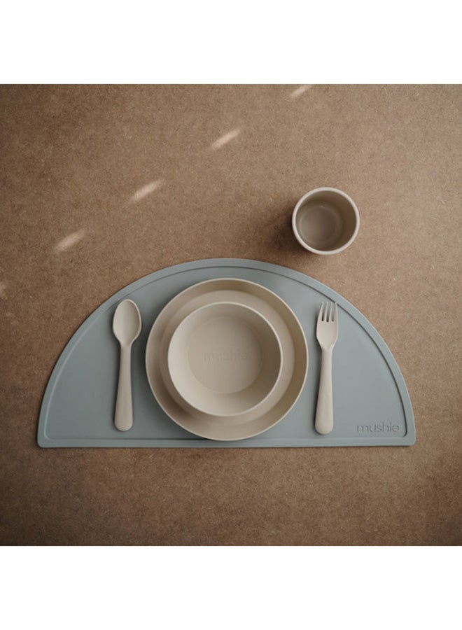 mushie Baby Fork And Spoon Set - Vanilla - Image 2