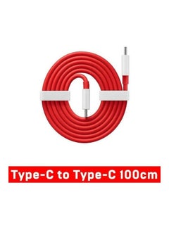 OnePlus Warp Charge Type-C to Type-C Cable 1m Red  - Image 4