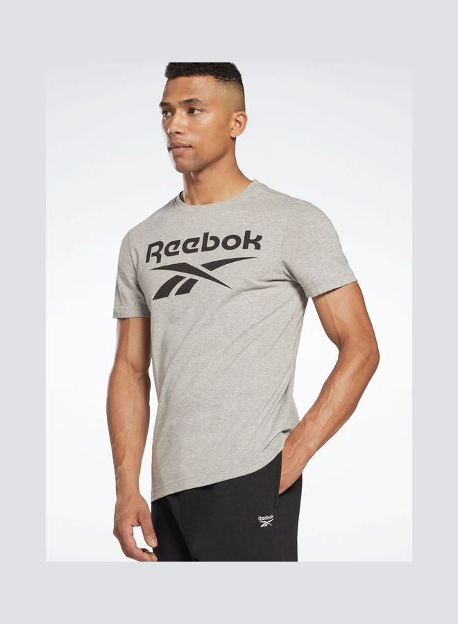 Reebok Big Logo T-Shirt Grey  - Image 1