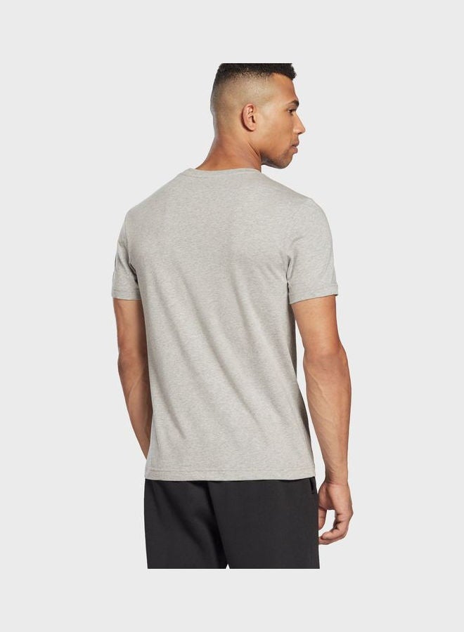 Reebok Big Logo T-Shirt Grey  - Image 2