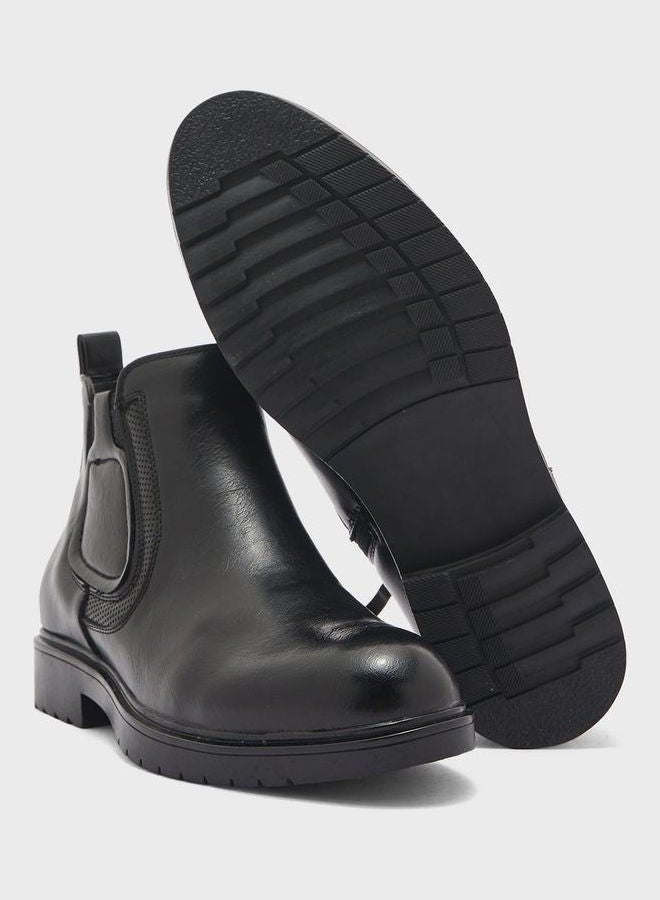 Robert Wood By Namshi - Chelsea Ankle Boots Black - Image 1