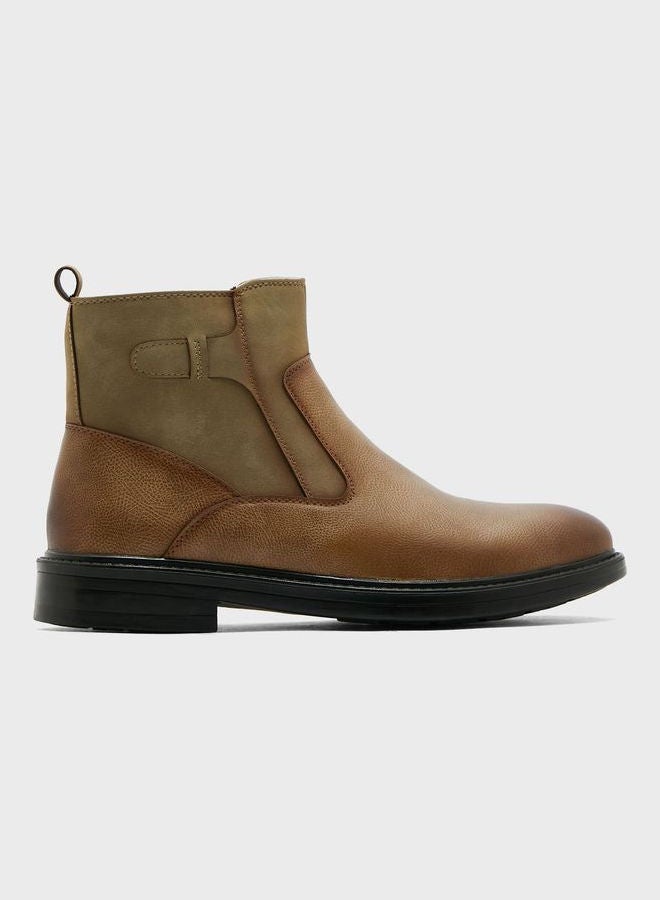 Robert Wood By Namshi - Chelsea Boots Beige - Image 1