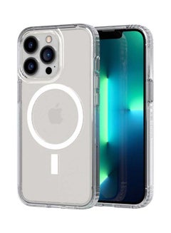 tech21 Evo Clear designed for iPhone 13 PRO case cover compatible with MagSafe with 12 feet drop protection Crystal Clear  - Image 1