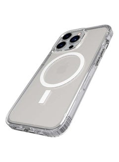 tech21 Evo Clear designed for iPhone 13 PRO case cover compatible with MagSafe with 12 feet drop protection Crystal Clear  - Image 3
