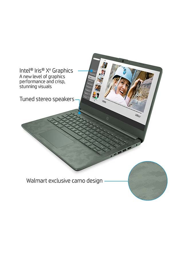 HP - 14-DQ2088WM (Upgraded Version) Laptop With 14-Inch Full HD Display, 11th Gen Core i5-1135G7 Processor/16GB RAM/512GB SSD/Intel Iris Xe Graphics/Windows 11 Home English/Arabic CAMO - Image 1
