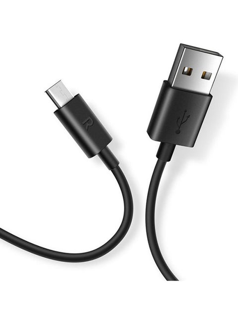 RP-CB043 1m/3.3ft, USB-A to Micro-B USB Cable Black