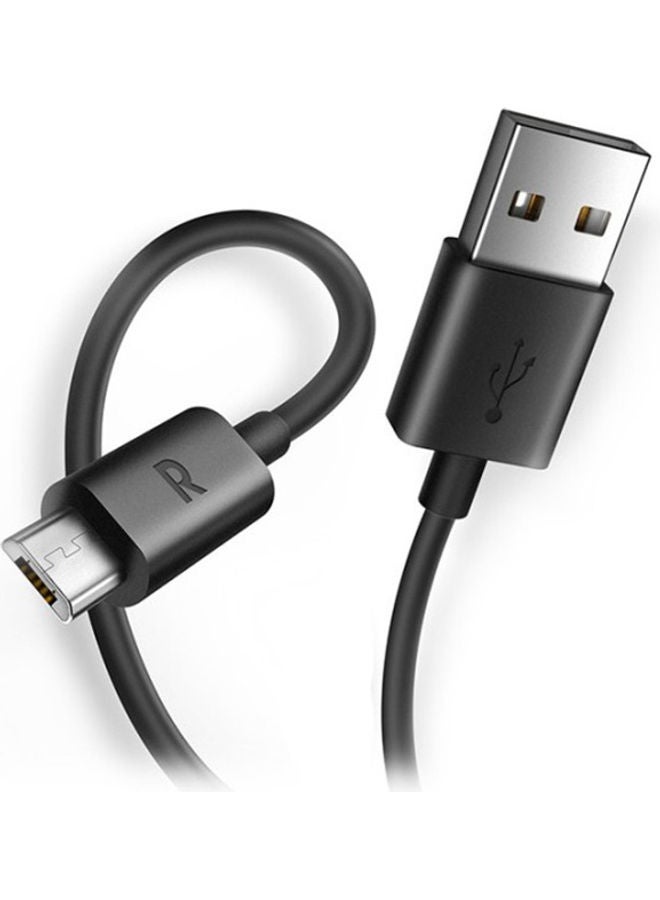 RP-CB043 1m/3.3ft, USB-A to Micro-B USB Cable Black