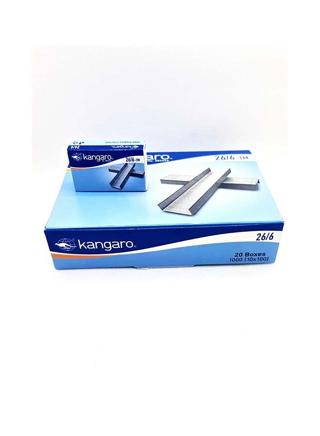 Kangaro 20-Piece Staple Wire Set Silver  - Image 1