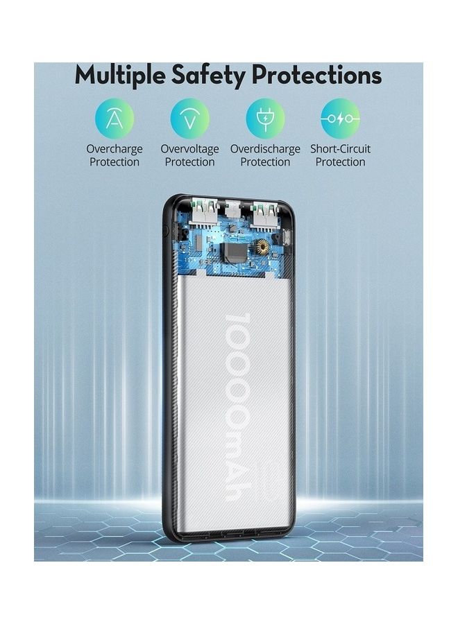 راف باور باور بانك 10000.0 مللي أمبير 3 منافذ 20 وات أسود أسود - Image 4