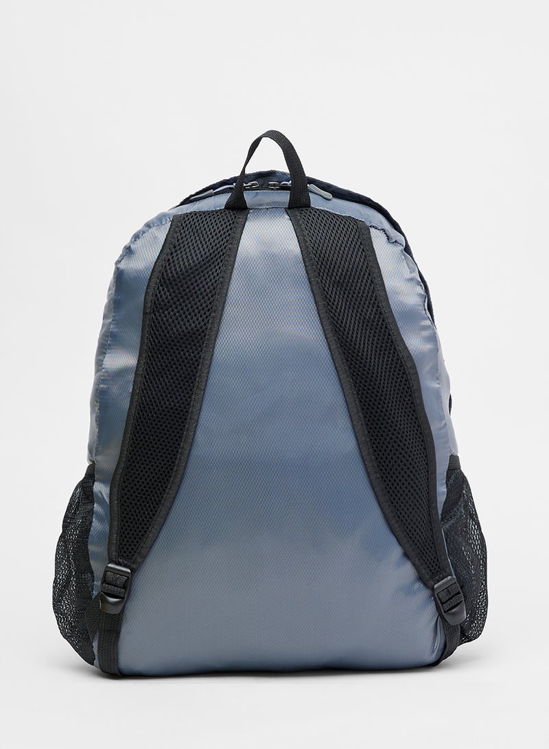 Amal Casual Dyed Polyester Unisex One Size Trendy Backpack Grey - Image 2
