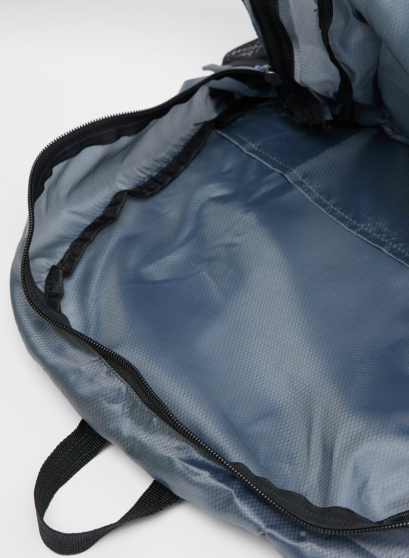 Amal Casual Dyed Polyester Unisex One Size Trendy Backpack Grey - Image 5