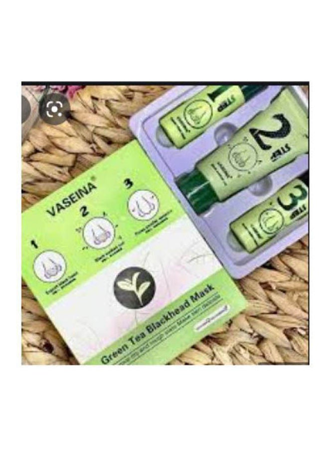 Vaseline Skin Care Green Tea head Mask IMPROVE DRY AND ROUGH STATE MAKE SKIN DELICALE Multicolour  - Image 2
