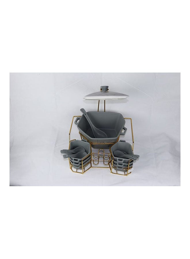 الملكة طقم شوربة 16 قطعة بورسلين - Image 1