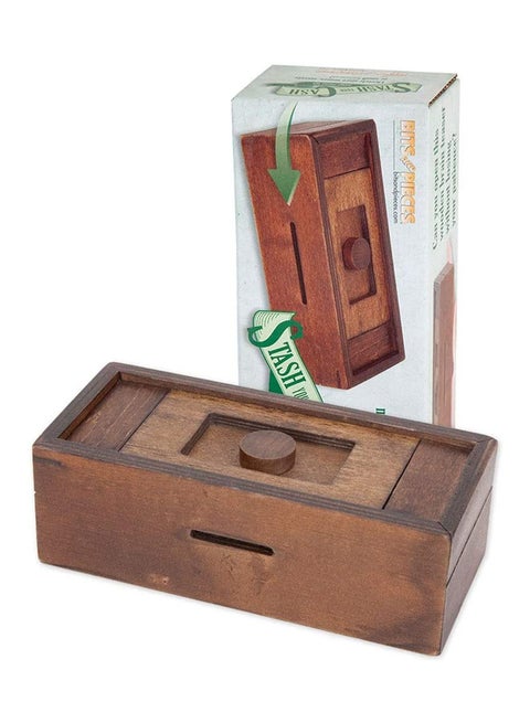 Stash Your Cash - Secret Puzzle Box 2.3 X6.3 X3inch