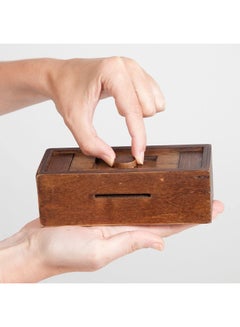 بيتس آند بيسيز Stash Your Cash - Secret Puzzle Box 2.3 X6.3 X3inch  - Image 5