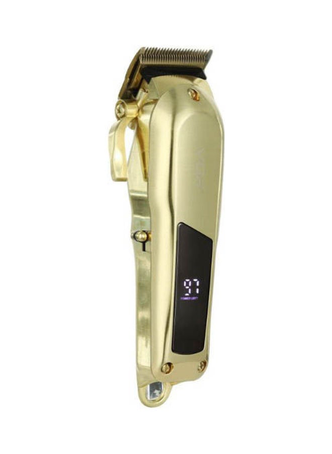 VGR Metal Hair Clipper With Led Display Gold - Image 2
