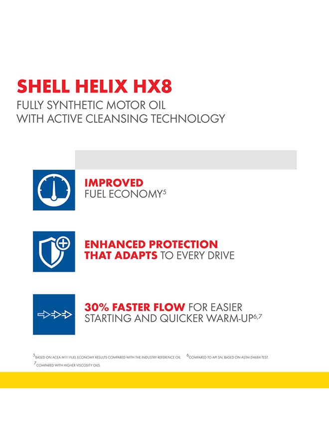 شل Helix HX8 Professional AG 5W-30 Dexos - 1 Litre - Image 3