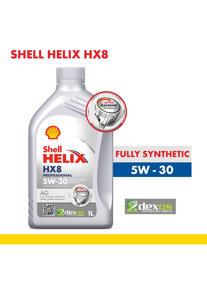 شل Helix HX8 Professional AG 5W-30 Dexos - 1 Litre - Image 1