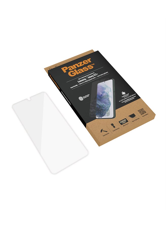 بانزرجلاس واقي شاشة من الحافة إلى الحافة لهاتف جالاكسي S22 بلس شفاف شفاف - Image 2