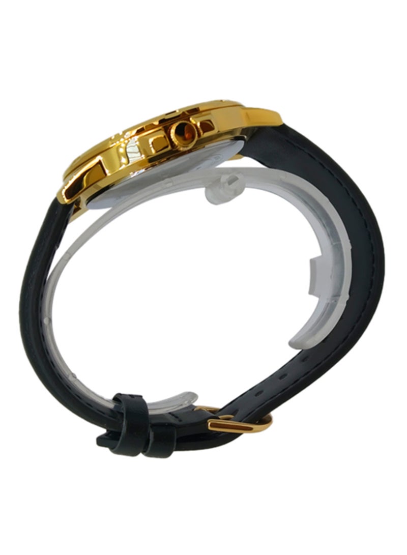 CASIO Men's Leather Analog Wrist Watch MTP-VD300GL-1EUDF - Image 5