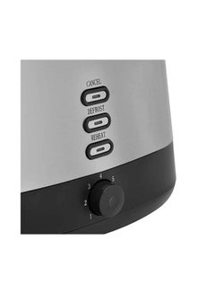 Olsenmark 2-Slice Automatic Pop-Up Bread Toaster 870.0 W OMBT2476 Black/Silver  - Image 5