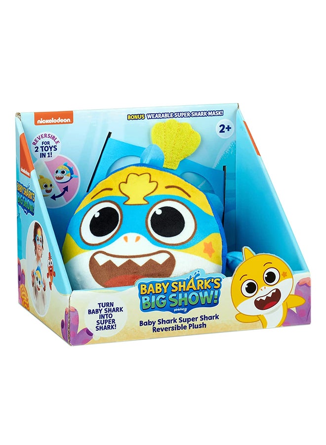 بيبي شارك 2-In-1 Reversible Plush Baby Shark Toy - Image 1